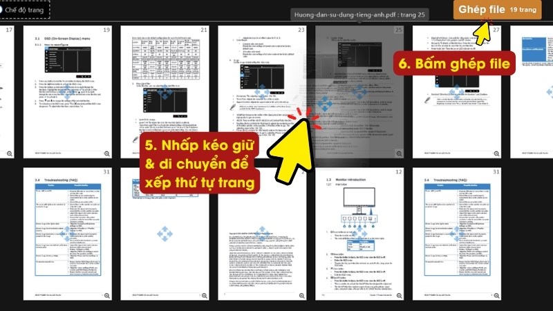 9 cách ghép file PDF, gộp file PDF online miễn phí trên máy tính