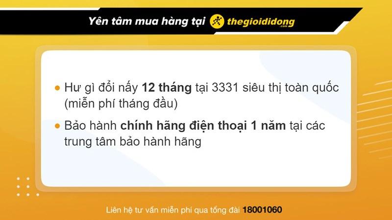 Chính sách bảo hành tại Thế Giới Di Động