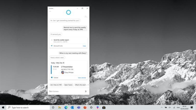 Cortana luôn bên bạn