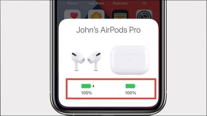 Kiểm tra Airpod đã được sạc đầy hay chưa để tránh chai pin