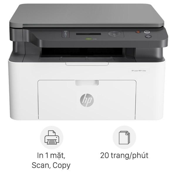 Máy in HP Laser Trắng đen đa năng In scan copy LaserJet 135a