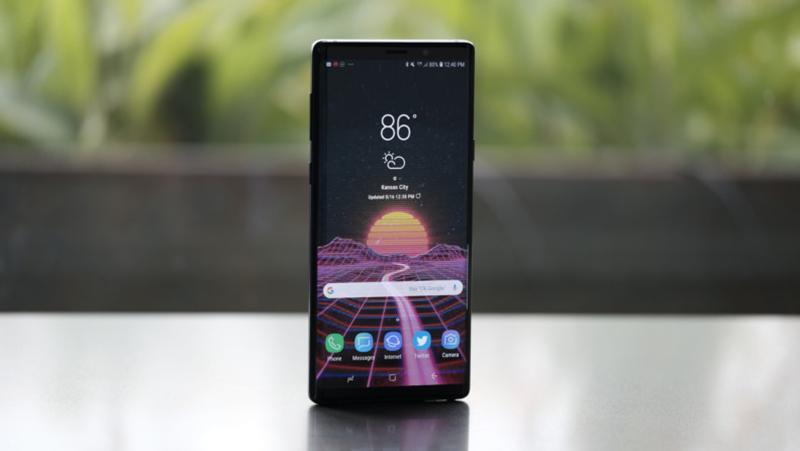 Thiết kế đẹp mắt, tinh tê của Samsung Galaxy Note 9