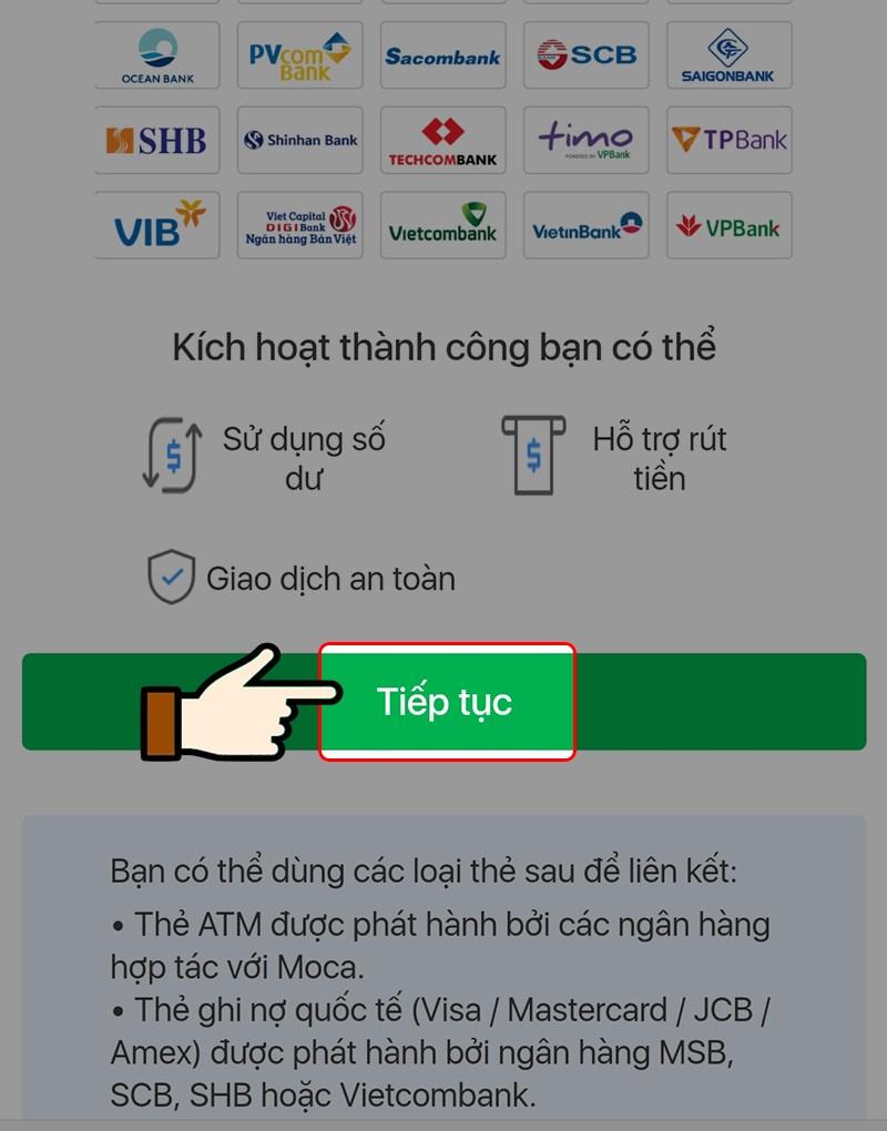 Hướng Dẫn Kích Hoạt và Nạp Tiền Moca trên Ứng Dụng Grab