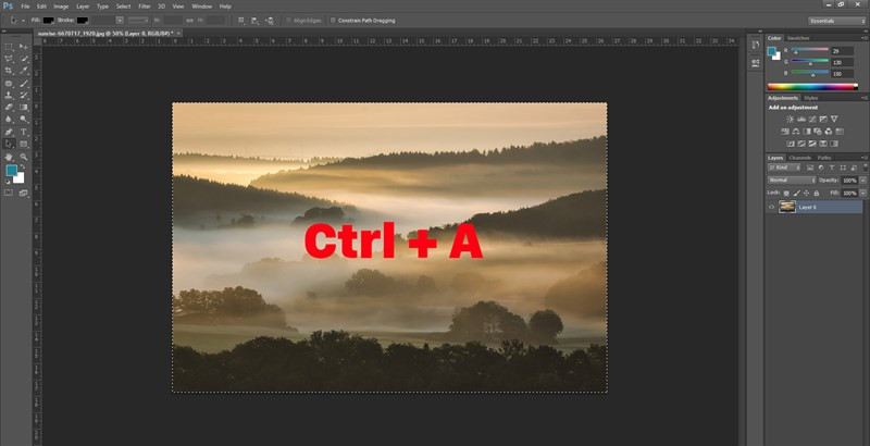 Hướng Dẫn Bo Góc Vùng Chọn Trong Photoshop Cực Kỳ Đơn Giản