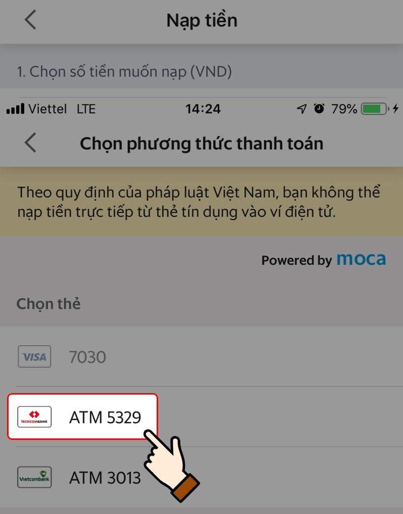 Hướng Dẫn Kích Hoạt và Nạp Tiền Moca trên Ứng Dụng Grab