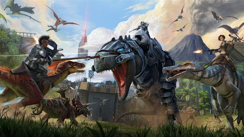 alt text: Giao diện game Ark: Survival Evolved