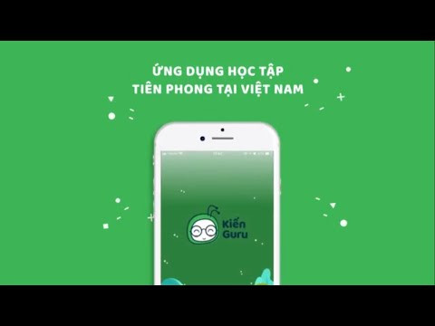 alt text: giao diện ứng dụng Kiến Guru