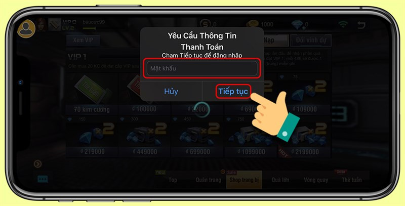 alt text: nhập mật khẩu apple id