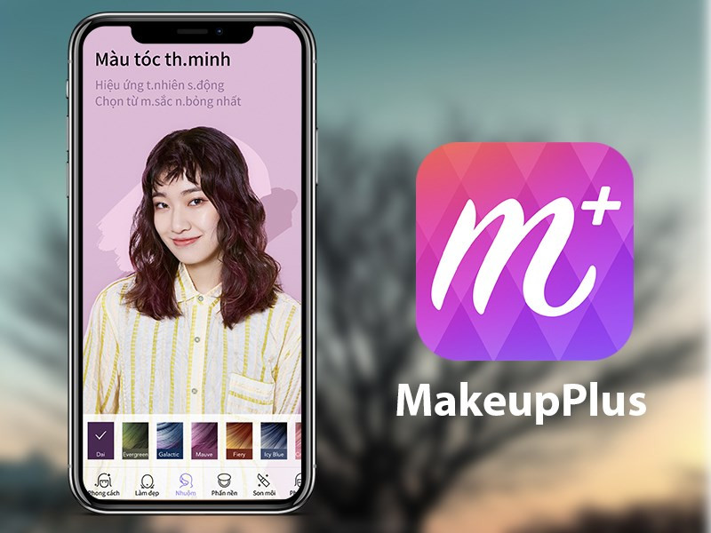 Ảnh minh họa giao diện MakeupPlus