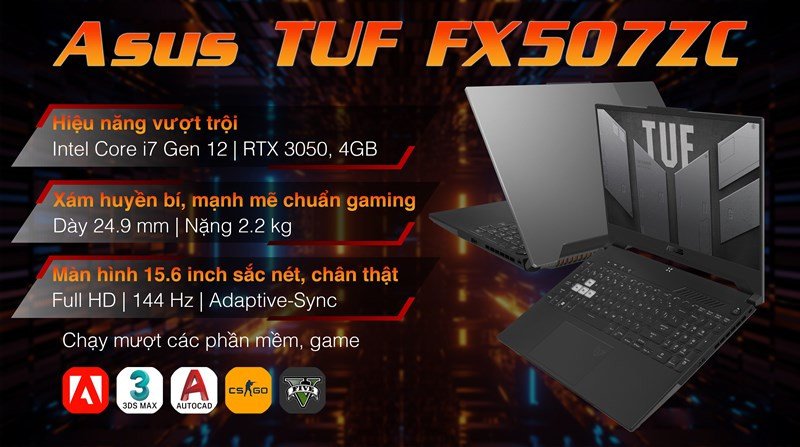 Asus TUF Gaming F15 FX507ZC