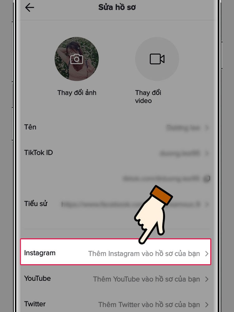 Hướng Dẫn Chèn Link Facebook, Instagram, YouTube vào TikTok Cực Kỳ Đơn Giản