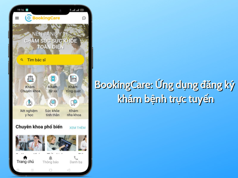 BookingCare: Ứng dụng đăng ký khám chữa bệnh