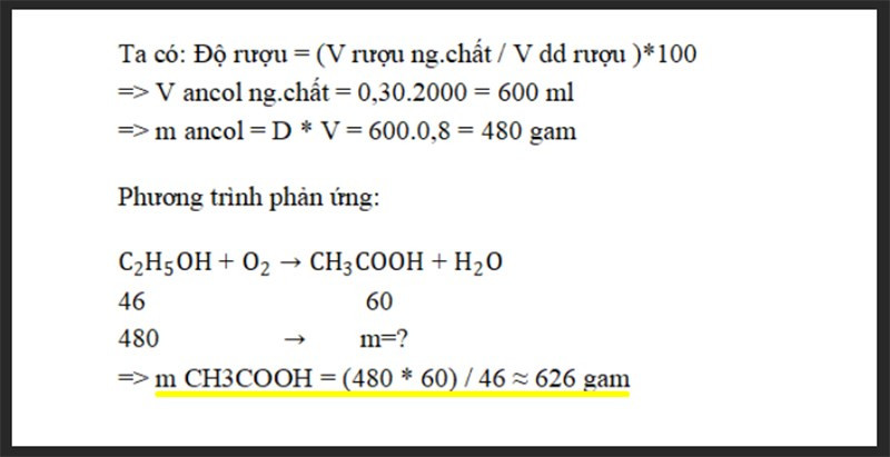 Độ Rượu Là Gì? Công Thức Tính Độ Rượu và Bài Tập Minh Họa