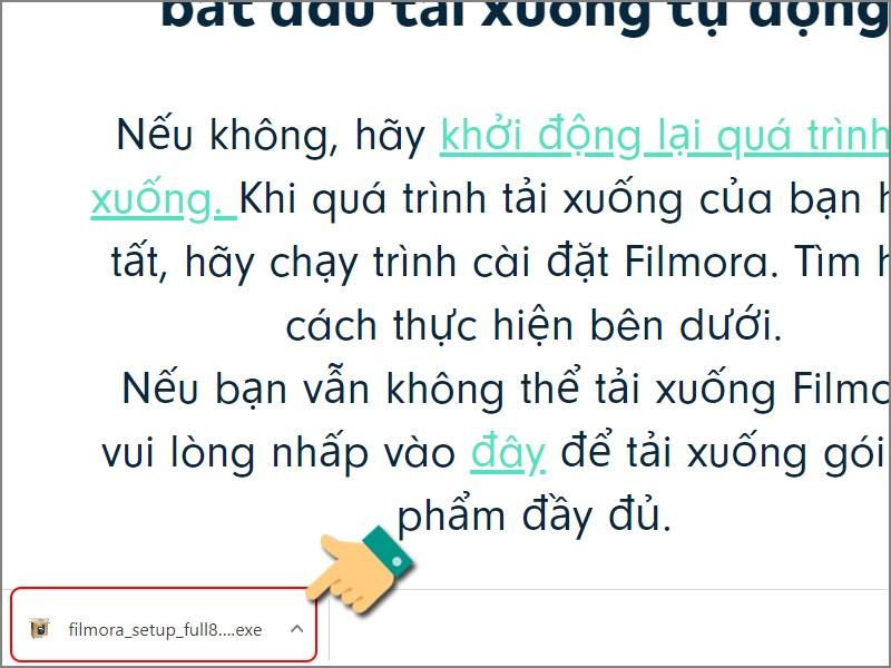 Chạy file cài đặt