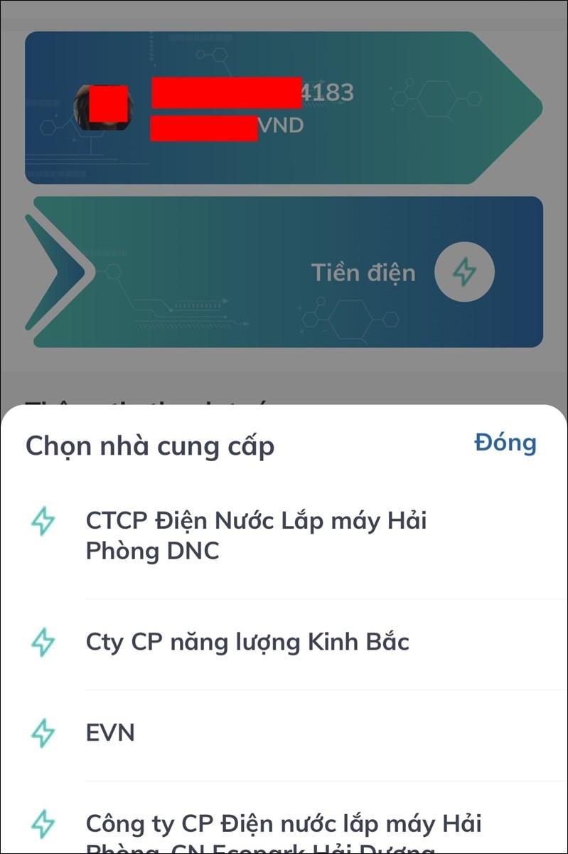 Chọn Nhà cung cấp dịch vụ hợp lệ