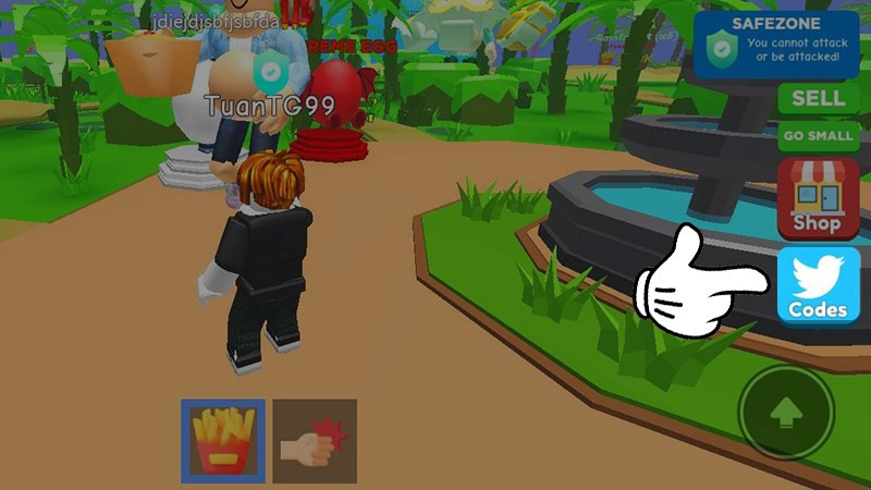 Code Eating Simulator Roblox mới nhất 2024 và cách nhập code chi tiết