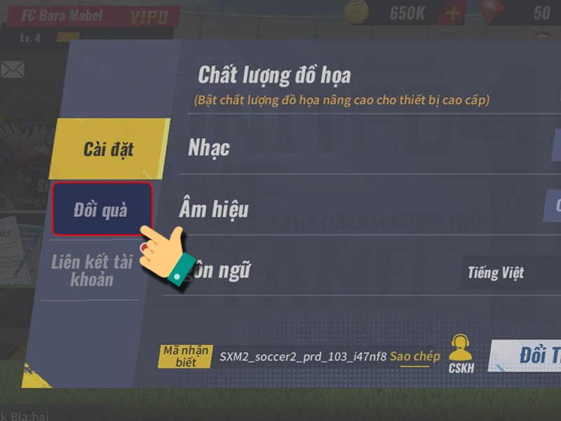 Hướng Dẫn Nhập Code Football Master 2 Mới Nhất Để Nhận Quà Khủng