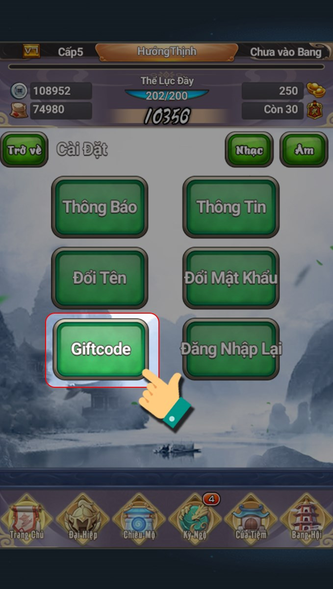 Code Mộng Huyễn Giang Hồ mới nhất 2024 | Cách nhập code nhanh chóng