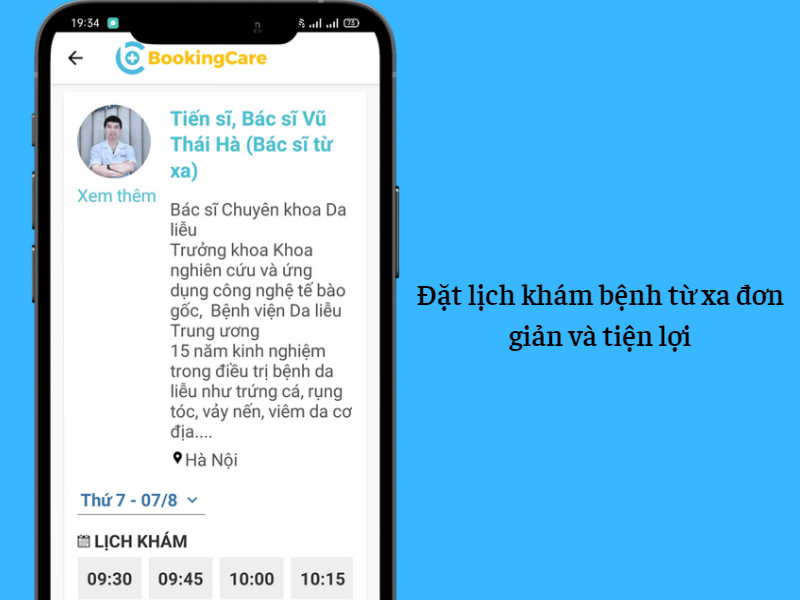 Đăng k&yacute; v&agrave; đặt lịch kh&aacute;m bệnh online từ xa