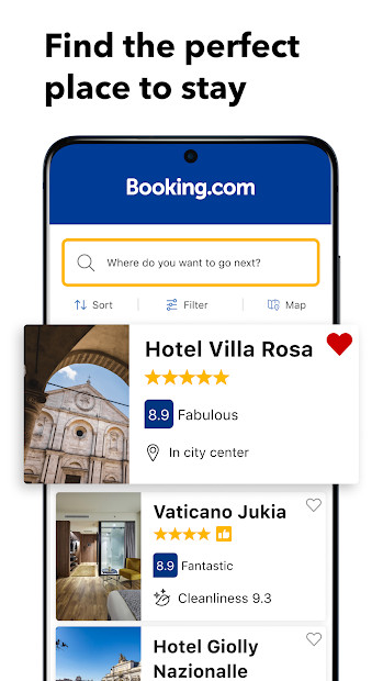 Đánh giá khách sạn trên Booking.com