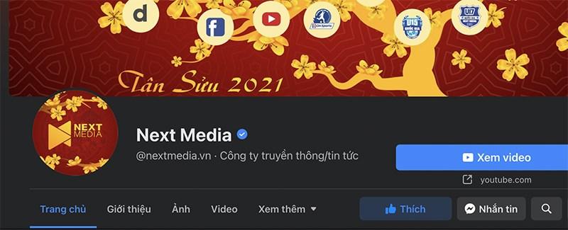 Fanpage của Next Media