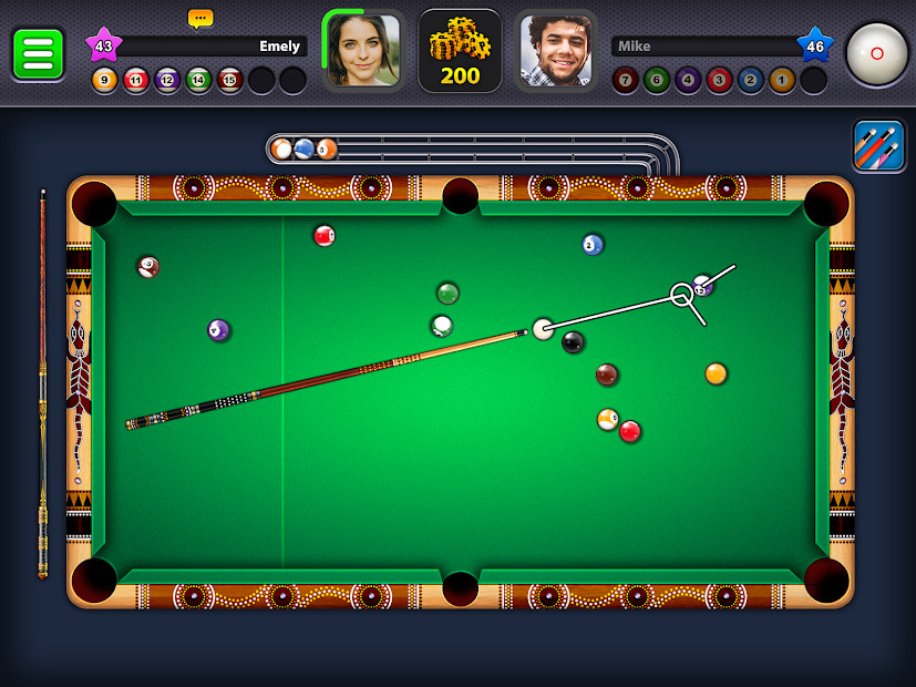 Hình ảnh trong game 8 Ball Pool