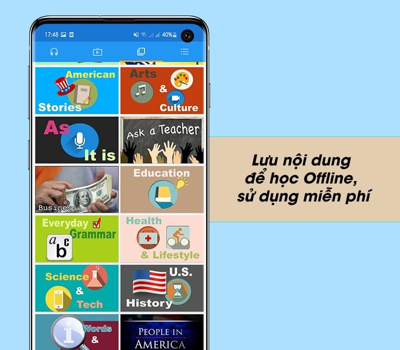 Học offline mọi lúc mọi nơi