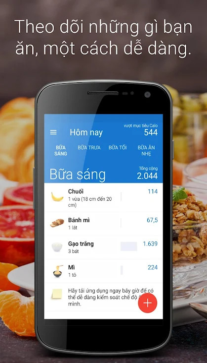 iEatBetter-Nhật k&yacute; ăn uống: T&iacute;nh lượng calo trong khẩu phần ăn