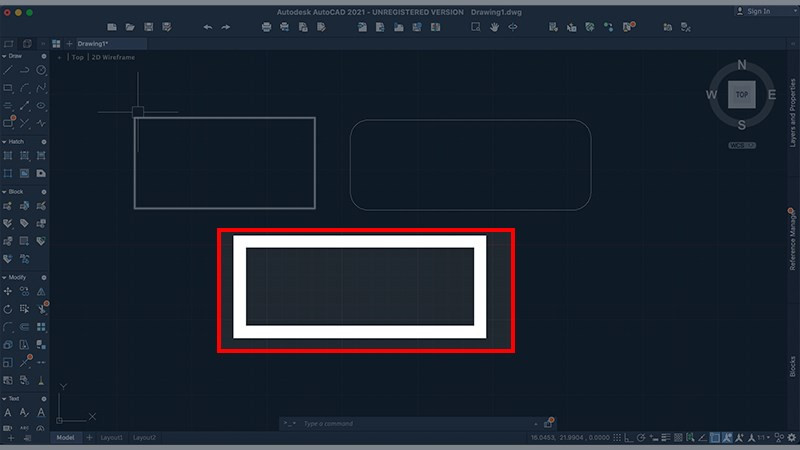 Hướng Dẫn Vẽ Hình Chữ Nhật trong AutoCAD Chi Tiết Nhất