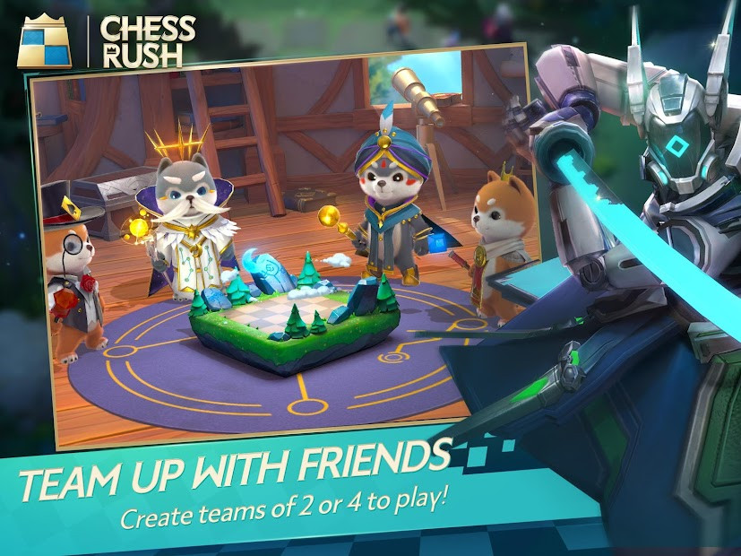 Lựa chọn tướng trong Chess Rush