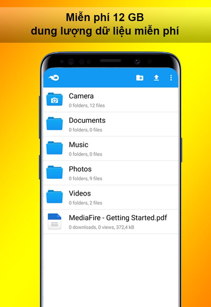 Miễn phí 12 GB dung lượng dữ liệu miễn phí