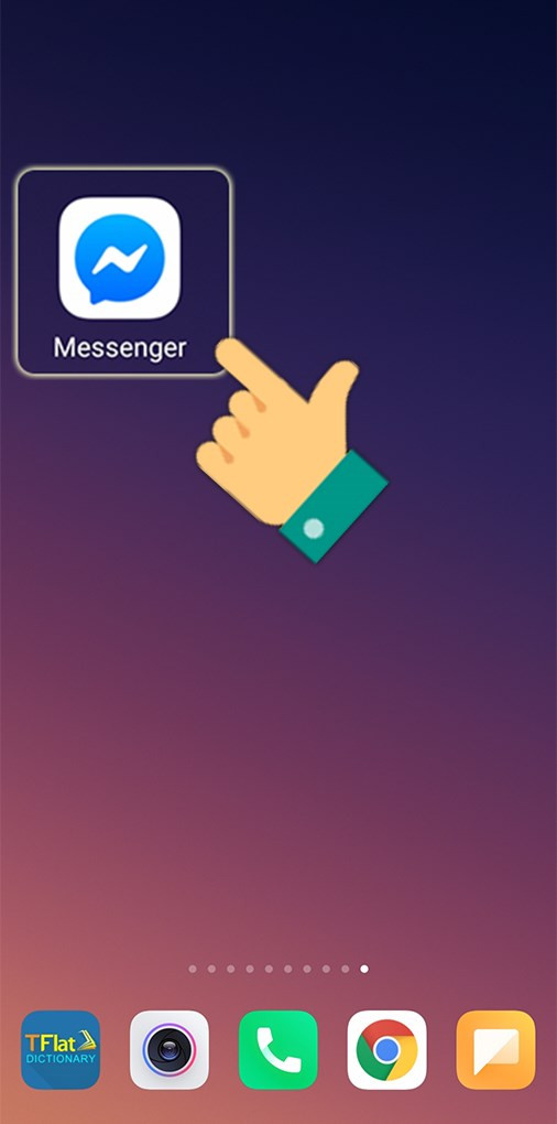 Mở ứng dụng Messenger trên điện thoại