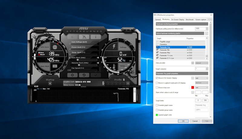 MSI Afterburner hoạt động dựa trên RivaTuner