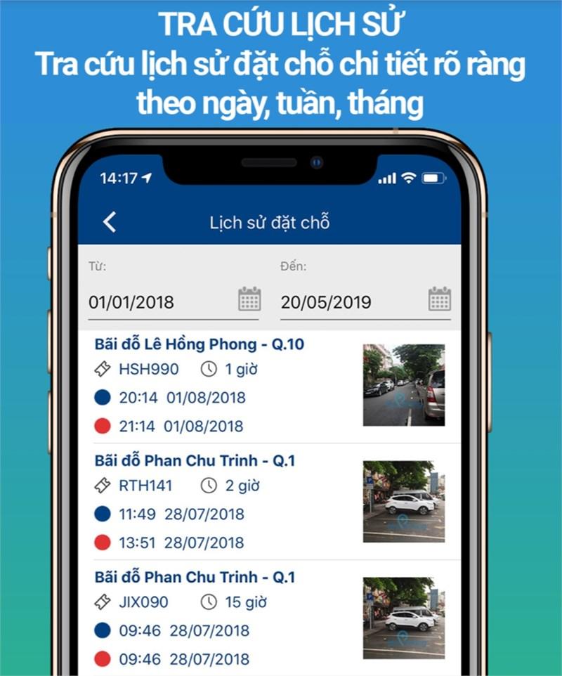 MyParking Viettel Business Solutions Corporation gi&uacute;p bạn lưu lại c&aacute;c b&atilde;i đỗ xe uy t&iacute;n bạn đ&atilde; lui tới