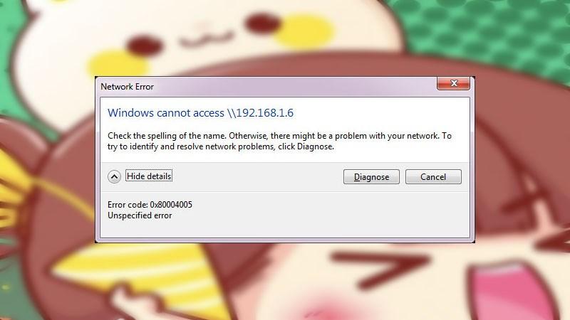 Nguyên nhân gây ra lỗi "Windows cannot access"