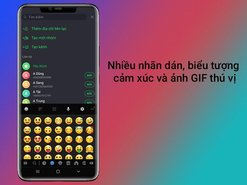 Nhãn dán và biểu tượng cảm xúc trên ICQ New