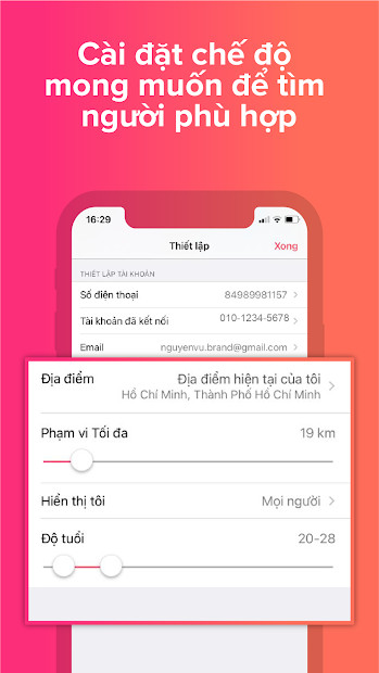 Screenshots Tinder- Ứng dụng hẹn hò, tìm người trò chuyện, kết bạn, làm quen