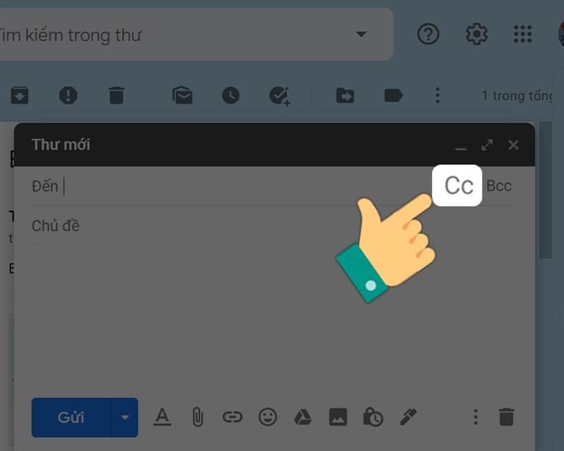 Sử dụng Cc trong Gmail