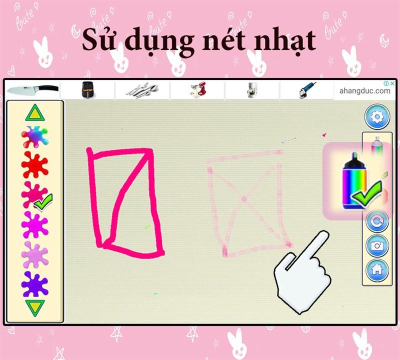 Sử dụng n&eacute;t nhạt