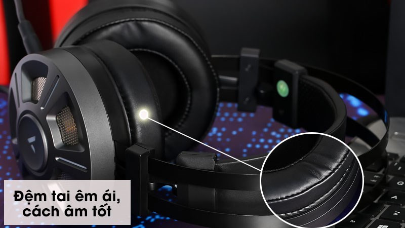 Tai nghe chụp tai Gaming 7.1 Rapoo VH510