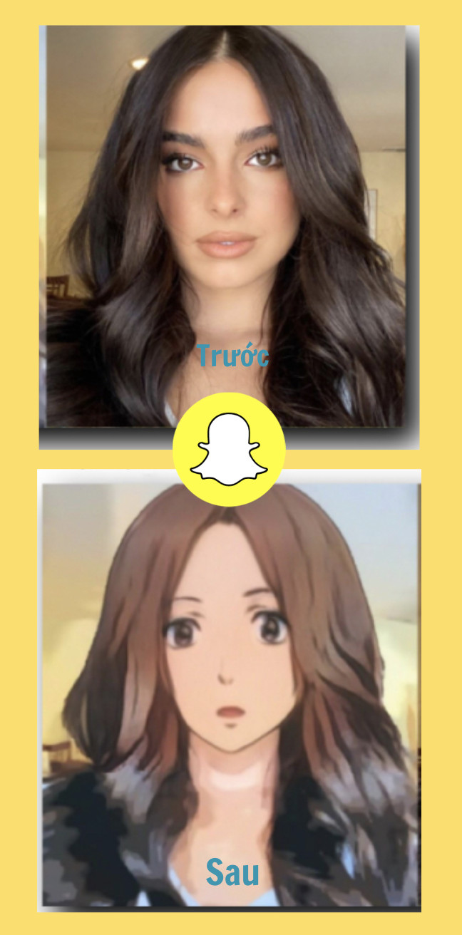 Thay đổi phong cách anime với Snapchat