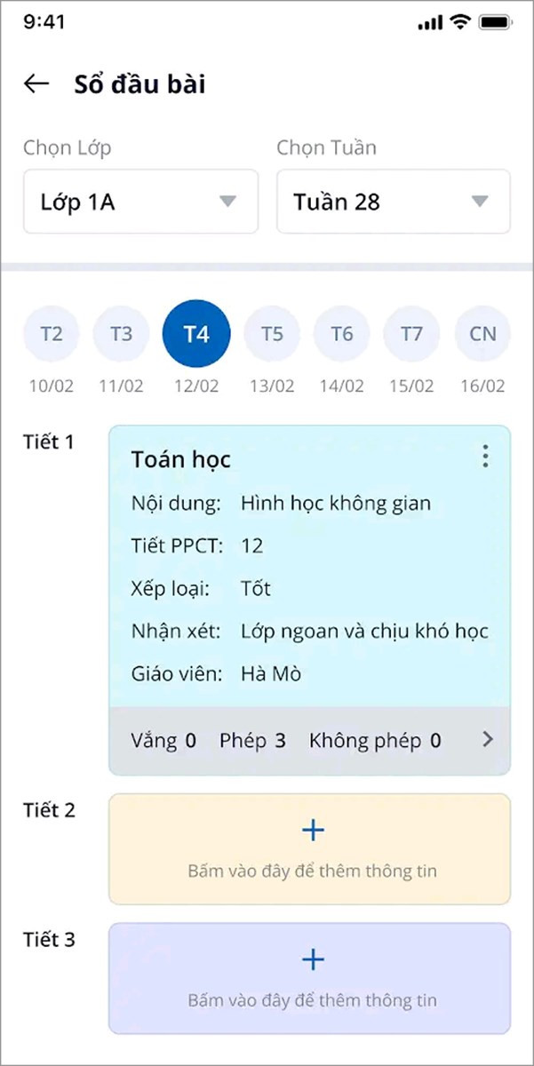 Thông tin chi tiết về sổ đầu bài cho giáo viên dễ dàng quản lý