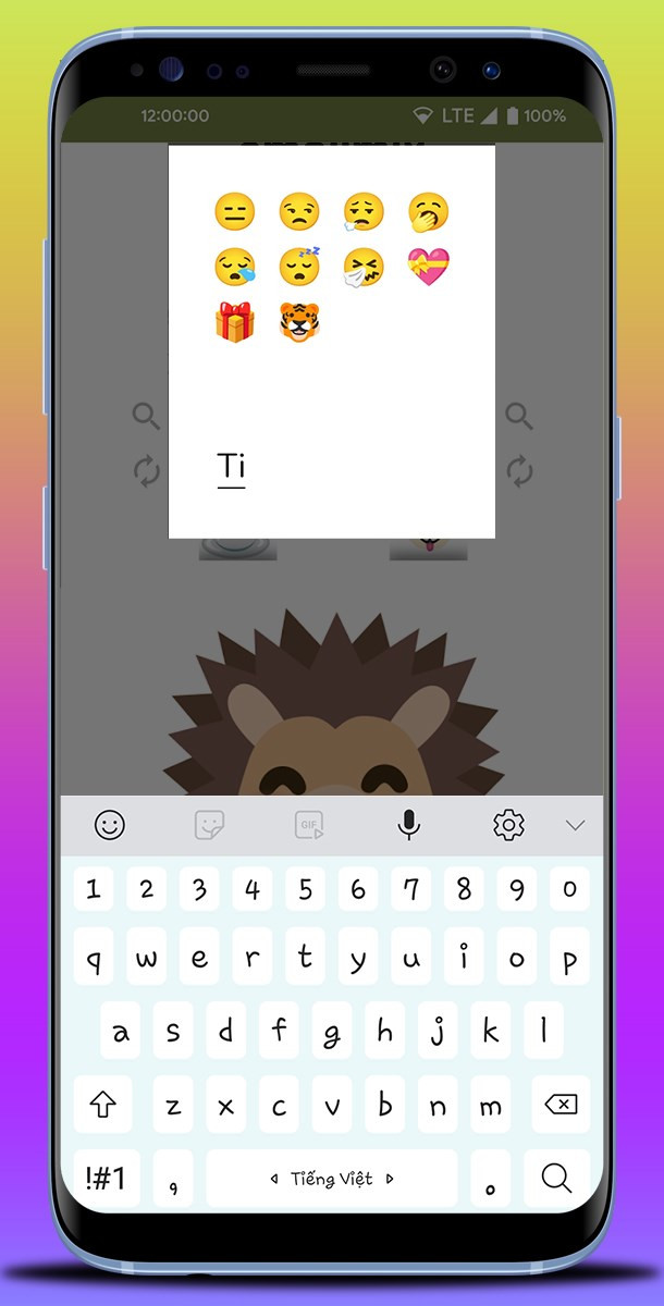 Tìm kiếm emoji nhanh chóng trên Emojimix