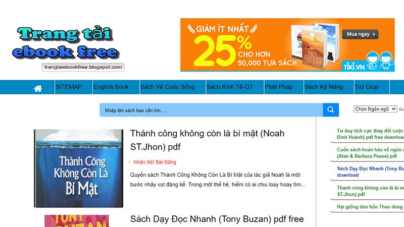 17 Website Tải Ebook Miễn Phí Cho Mọt Sách Chính Hiệu