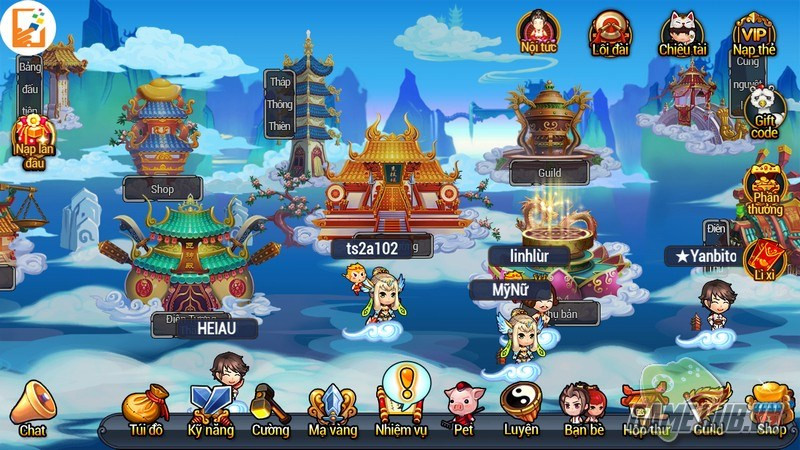 Tựa game Teen Du Ký của Mobiz Game