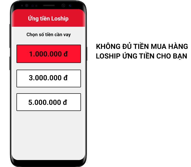 Ứng tiền khi cần với Loship