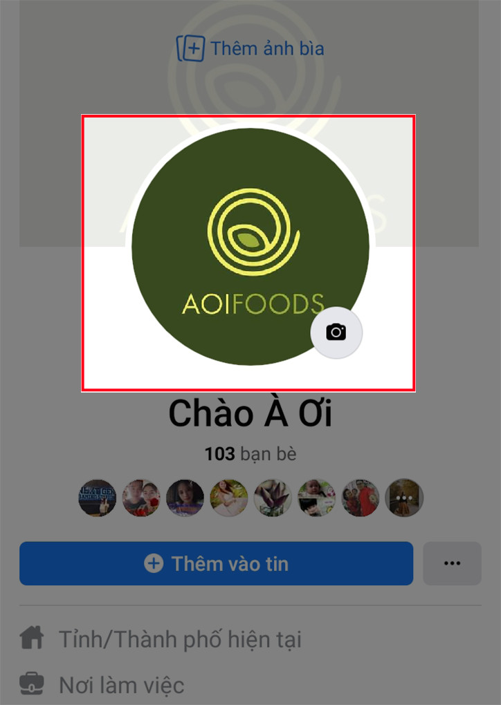 Vào trang cá nhân Facebook trên Android