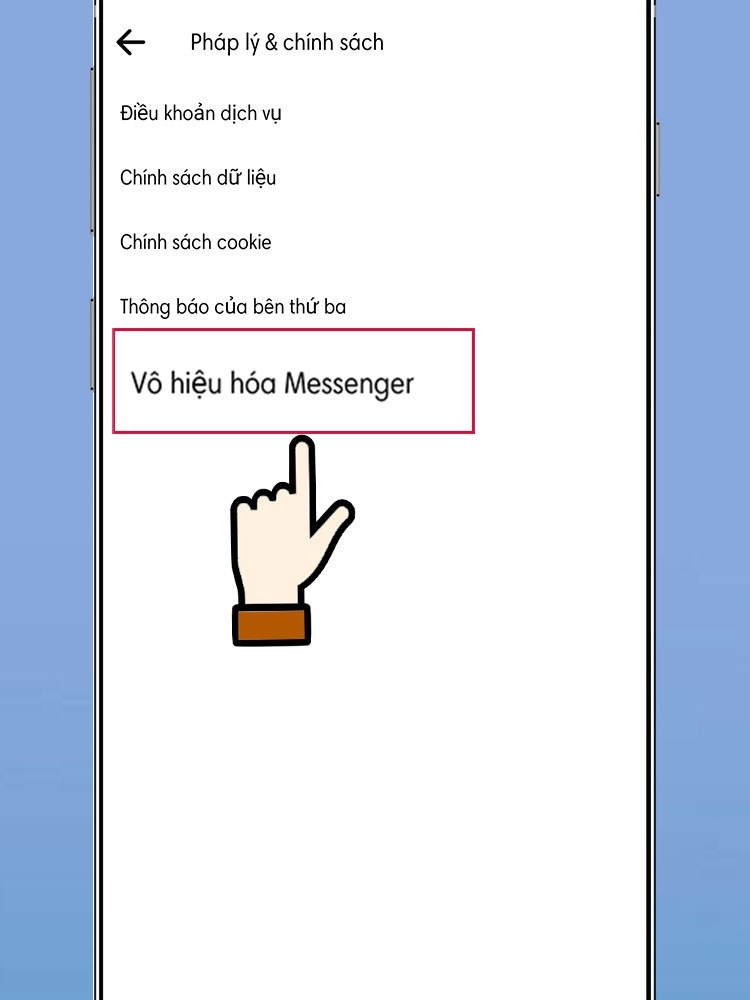 Vô hiệu hoá Messenger