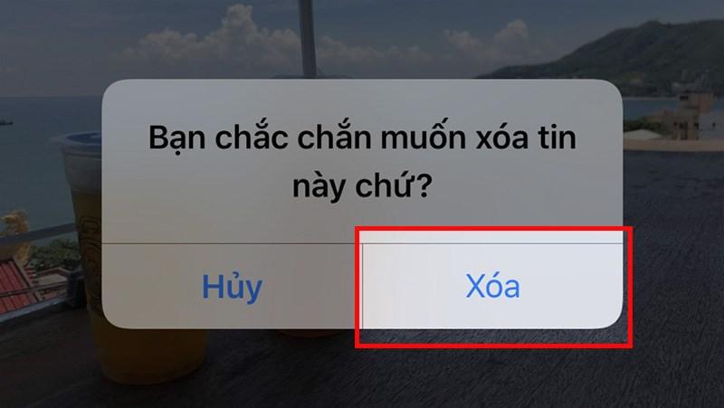 Xác nhận xóa story