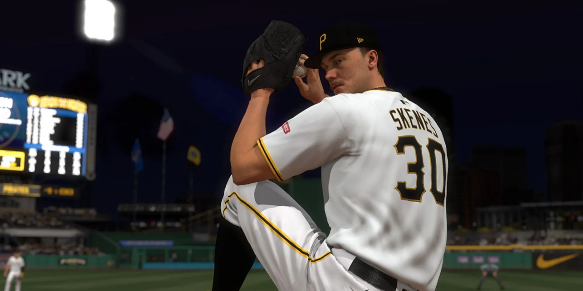 Ảnh bìa chính thức của game bóng chày MLB The Show 25 với Vladimir Guerrero Jr.